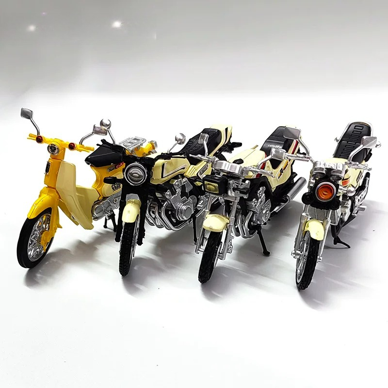 Model Kit Motor Nuclear - 4-delige set 4D bouwpakket 1/24 motorfietsmodel