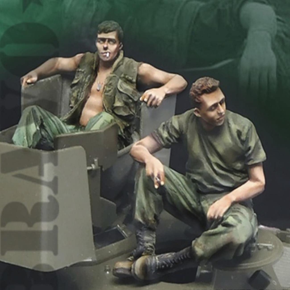 Model Kit Italeri - 1/35 Hars Figuur Ongeverfde Model Kit,