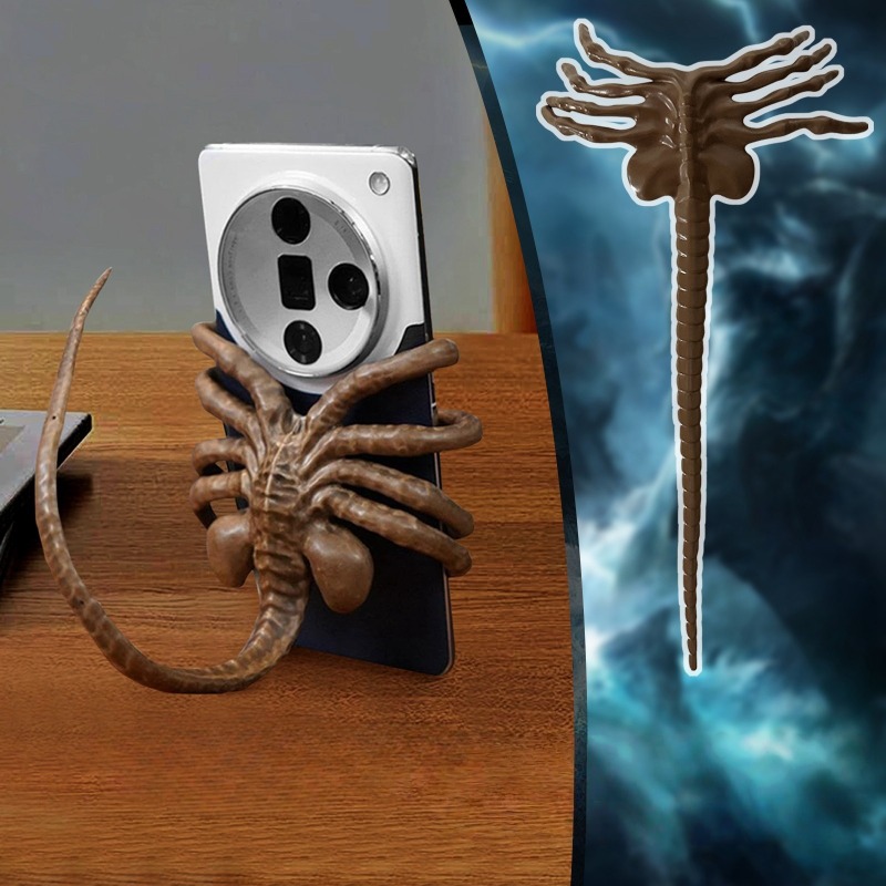 Model Kit Gundam - Verstelbare Facehugger Mobiele telefoonhouder Multifunctionele Xenomorph