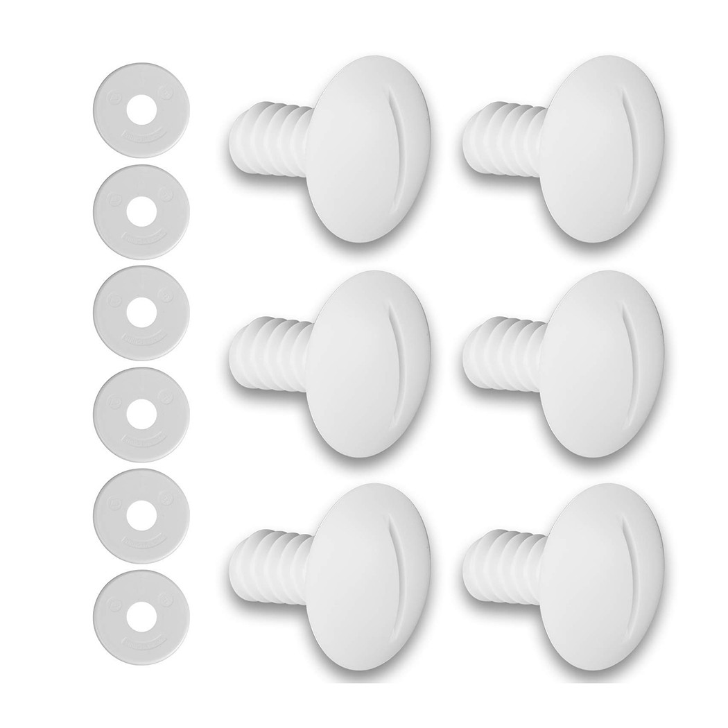 Model Kit Brands - Witte Wiel Schroeven Kit Zwembad Vervanging