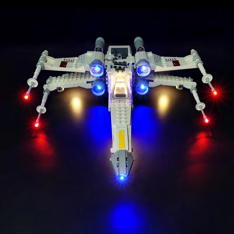Model Kit X Wing - LED-verlichtingsset voor Lego 75301 bouwstenen, USB