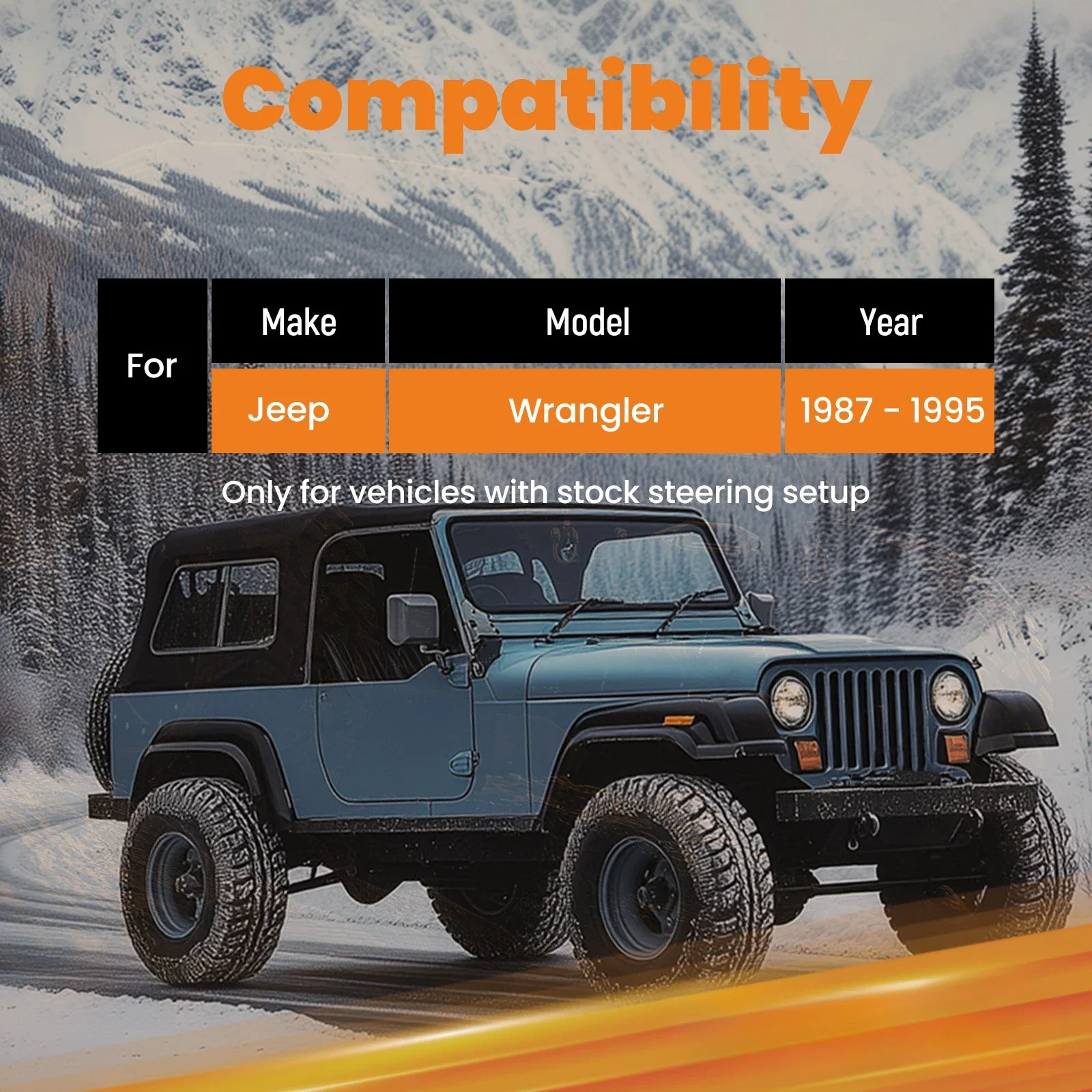 Stuurstabilisatorset voor Jeep - Model Kit Jeep recensie en prijs