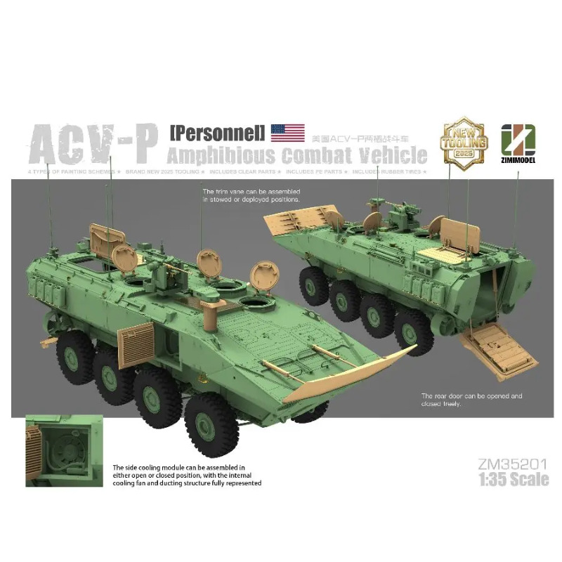 ZM35201 Zimi 1/35 ACV-D amfibi - Model Kit Italeri recensie en prijs