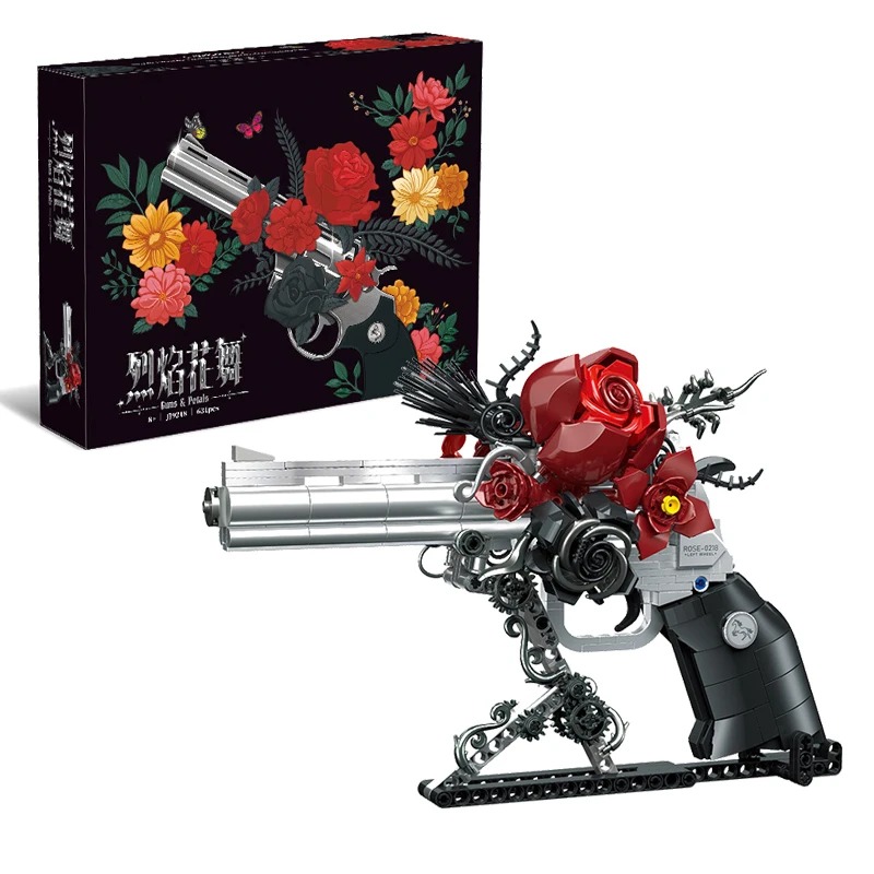 631-delige Rozen Revolver Pist - Model Kit Revolver recensie en prijs