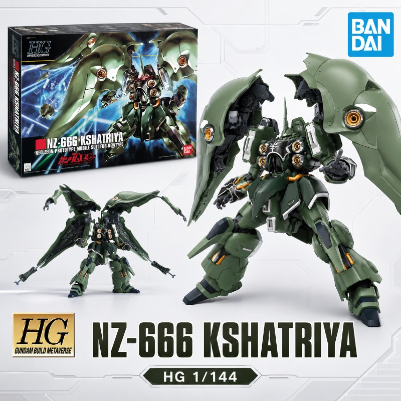 Originele Bandai HGUC Kshatriy - Model Kit X Wing recensie en prijs