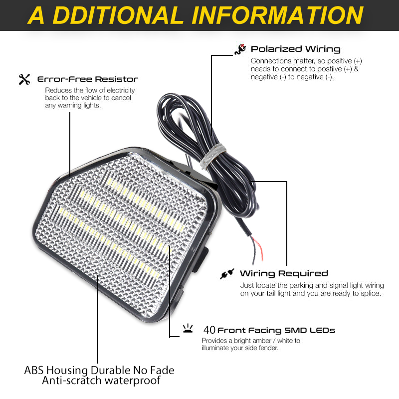 iJDM Witte LED-achterbumperref - Model Kit Jeep recensie en prijs